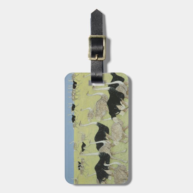 Rush hour luggage tag (Front Vertical)