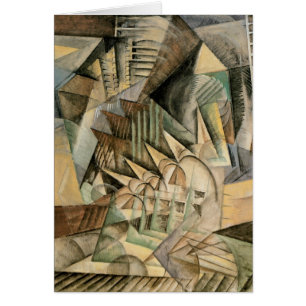Rush Hour, New York by Max Weber, Vintage Cubism