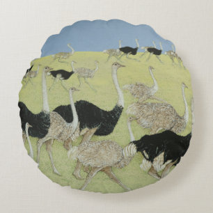 Rush hour round cushion
