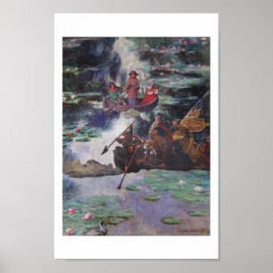 Rush Hour Traffic - collage art Poster