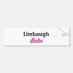 Rush Limbaugh Babe Bumper Sticker
