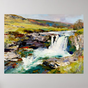 "Rush of the Dales" – A Yorkshire Landscape Poster