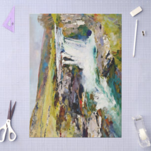 "Rush of the Dales" – A Yorkshire Landscape Tissue Paper