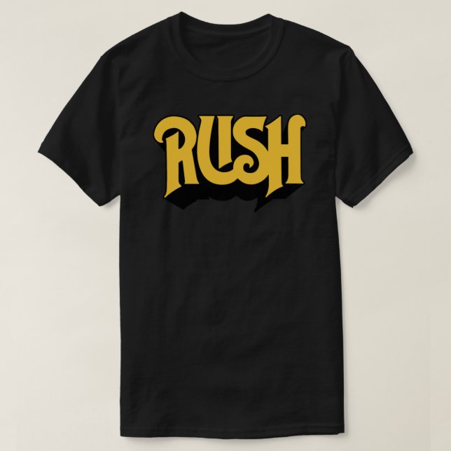 Rush Original Yellow Logo  Essential T-Shirt (Design Front)