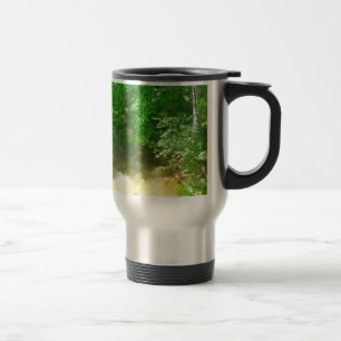Rushing River under the Trees Mug