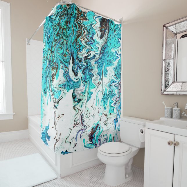 Rushing Sea..... Shower Curtain (In Situ)