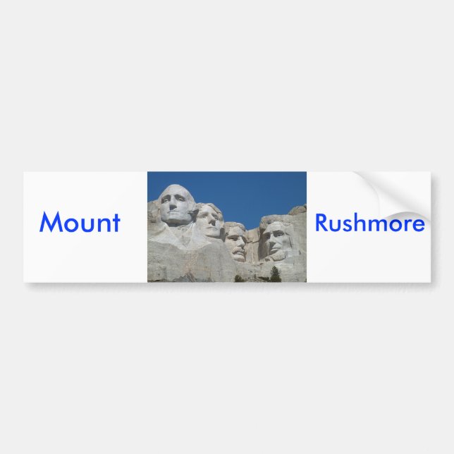 Rushmore Bumper Sticker (Front)