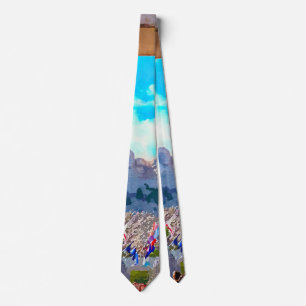 Rushmore Watercolor Tie