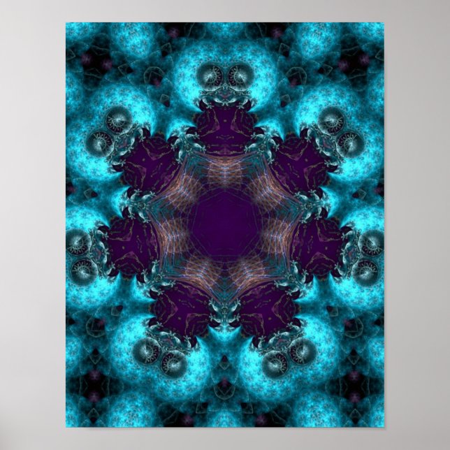 Ruskiana Fractal circle Poster (Front)