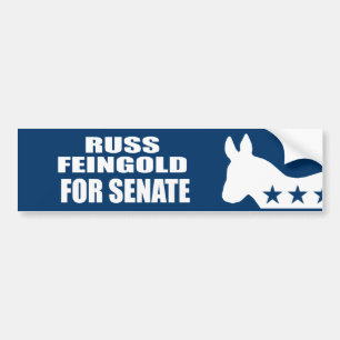 RUSS FEINGOLD FOR SENATE BUMPER STICKER