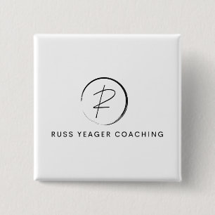 Russ Yeager Coaching Signature Logo 15 Cm Square Badge