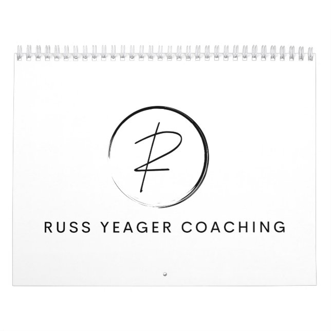 Russ Yeager Coaching Signature Logo Calendar (Cover)