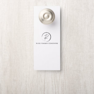 Russ Yeager Coaching Signature Logo Door Hanger
