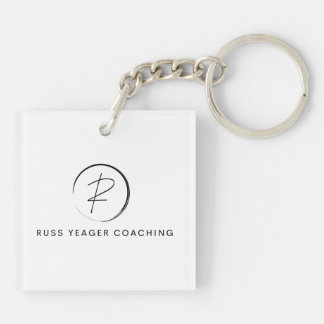 Russ Yeager Coaching Signature Logo Key Ring