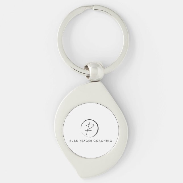 Russ Yeager Coaching Signature Logo Key Ring (Front)