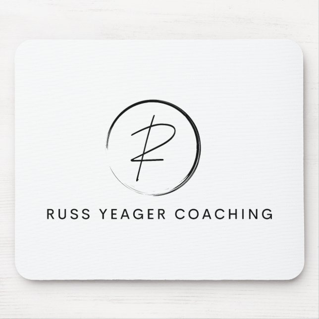 Russ Yeager Coaching Signature Logo Mouse Mat (Front)