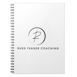 Russ Yeager Coaching Signature Logo Notebook