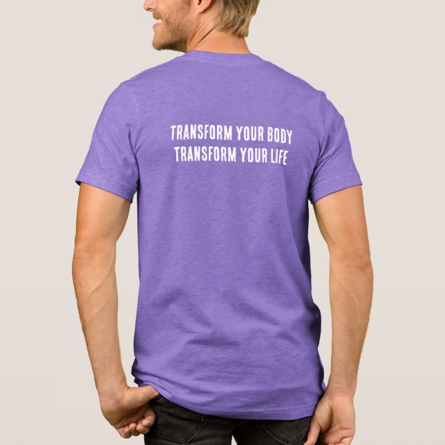 Russ Yeager Coaching Signature Logo Tri-Blend Shir Tri-Blend Shirt (Back)