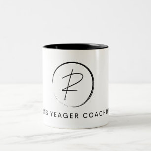 Russ Yeager Coaching Signature Logo Two-Tone Coffee Mug