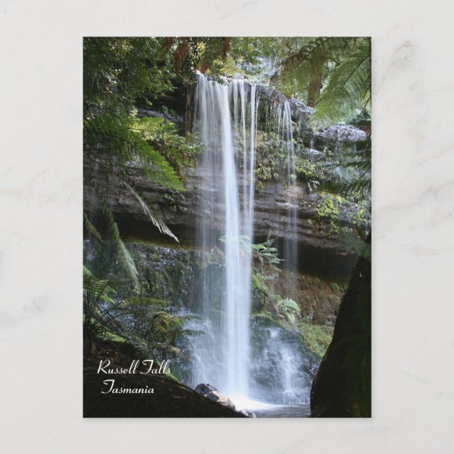 Russell Falls, Tasmania, Australia Postcard (Front)
