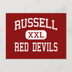 Russell - Red Devils - High - Russell Kentucky Postcard