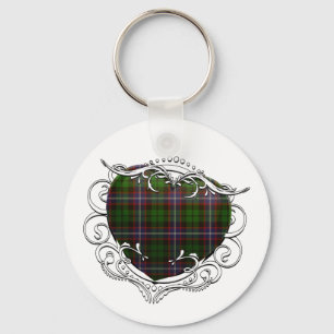 Russell Tartan Heart Key Ring
