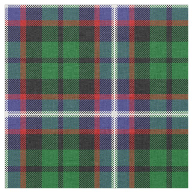 Russell Tartan Print Fabric (Close Up)