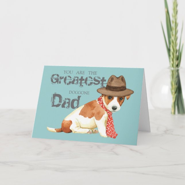 Russell Terrier Dad Card (Front)