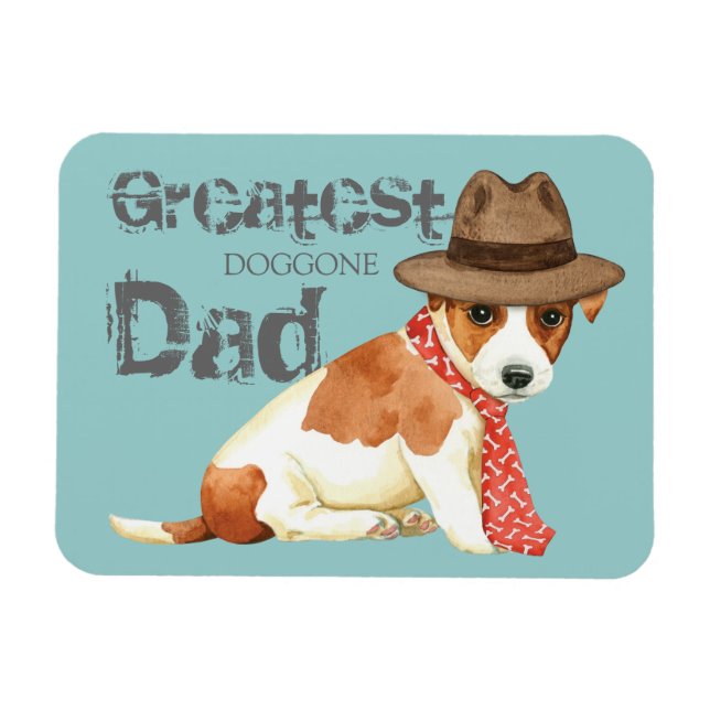 Russell Terrier Dad Magnet (Horizontal)