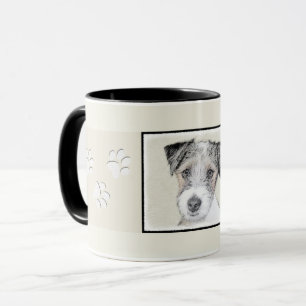 Russell Terrier Rough Painting - Original Dog Art Mug