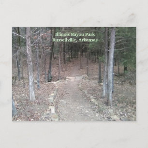 Russellville, Arkansas Park Trail Postcard