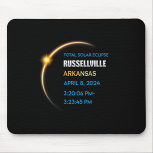 Russellville Arkansas Total Solar Eclipse 2024  Mouse Mat