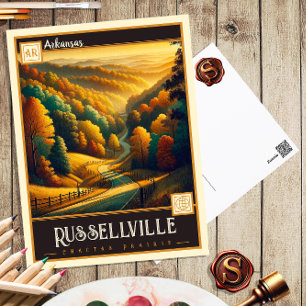 Russellville, Arkansas   Vintage Postcard