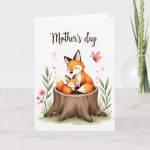 Russet Woodland Creature Mother Card