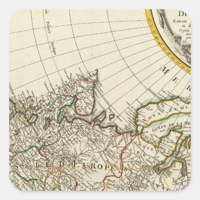 Russia 18 square sticker (Front)