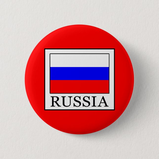 Russia 6 Cm Round Badge (Front)