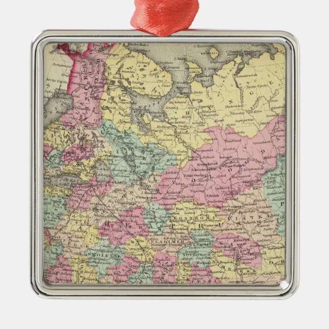 Russia 6 metal tree decoration (Front)