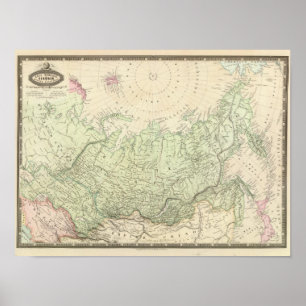 Russia and Asia Poster