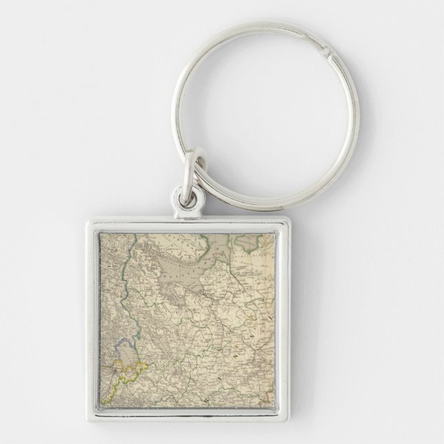 Russia and Europe 2 Key Ring (Front)