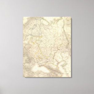 Russia and Europe 4 Canvas Print