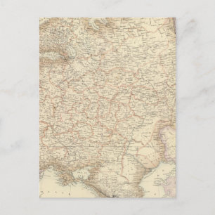 Russia and Europe Postcard