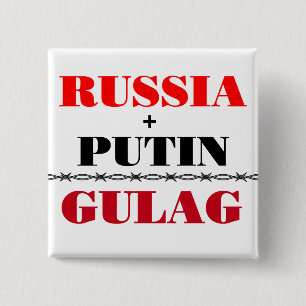 Russia and Putin 15 Cm Square Badge