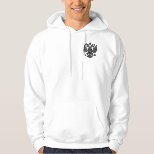 Russia Arms White Hoodie - Russian