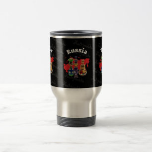 Russia - Babuschka - Matrjoschka Tasse Travel Mug