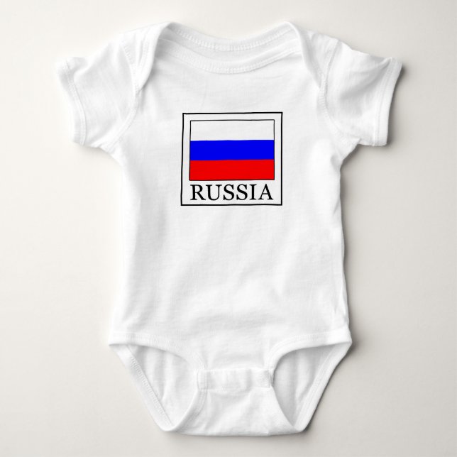 Russia Baby Bodysuit (Front)