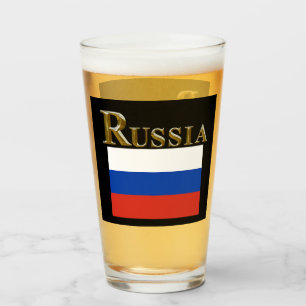 RUSSIA BEER GLASS