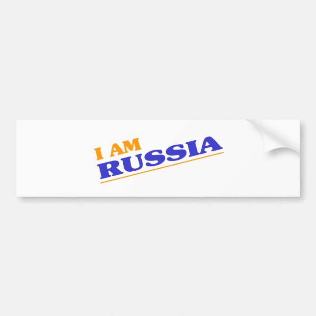 RUSSIA BUMPER STICKER (Front)