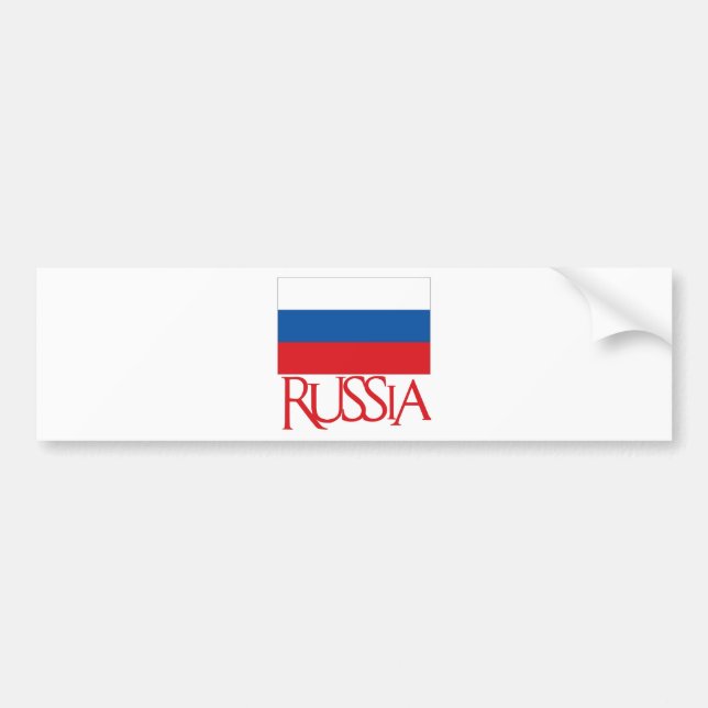 Russia Bumper Sticker (Front)