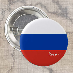 Russia button, patriotic Russian Flag fashion 3 Cm Round Badge