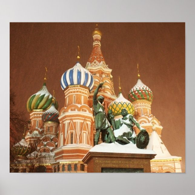 Russia Cathedral Poster (Front)